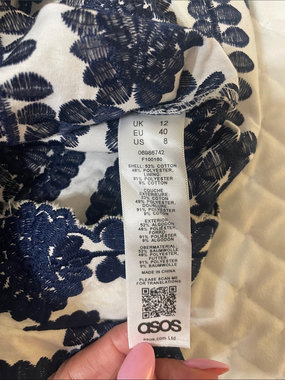ASOS Embroidered Romper - Picture 3 of 3